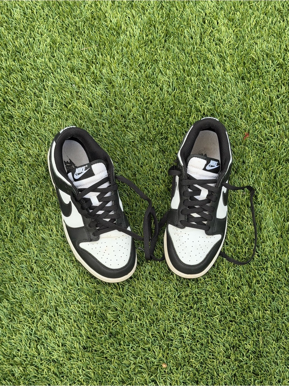 Nike Men’s Black and White Low-Top Sneakers
